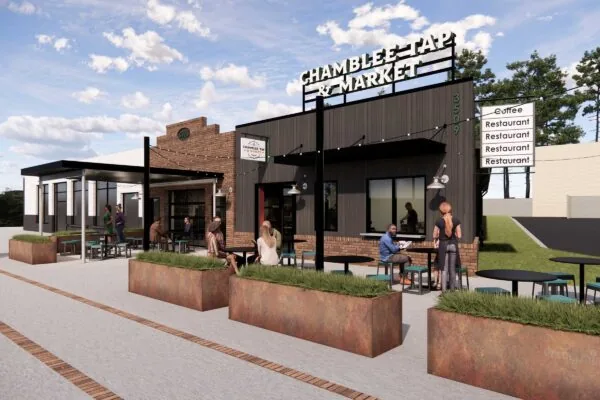 Chamblee Tap and Market Exterior Rendering
